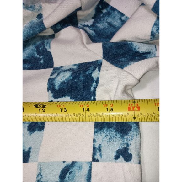 LEVI'S San Francisco CA: White/Blue Hoodie with Logo Pattern/Pouch Pocket-Kids M - Picture 5 of 5